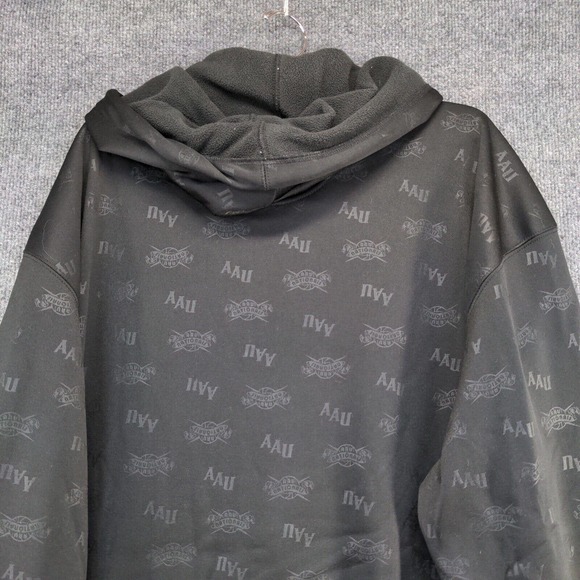 C.T. Sports Mens AAU Nationals Final Four Zip Up Hoodie Black XXL All Over Print - Picture 7 of 13